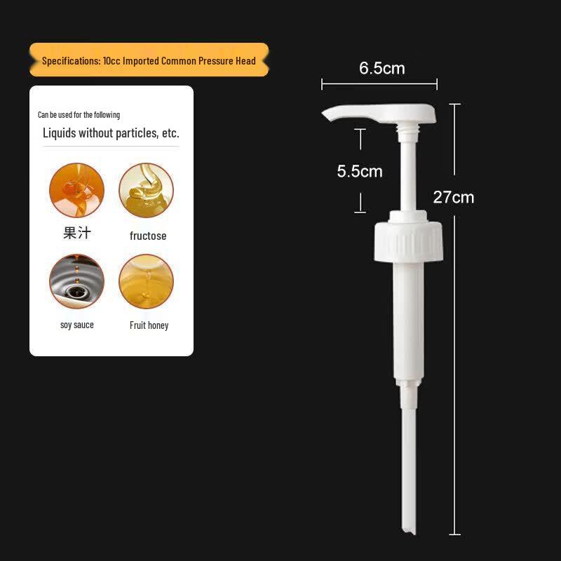 ZISIZ Quantitative Syrup Dispenser Bottle