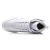 Li-Ning Knight Series Leather Non-Slip Shock Absorbing Wear-Resistant Mid-Top Sneakers Men Sneakers White AGCM163-1