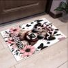 Custom Name Cow Printed Carpet,Rug for Office Chair Living Room Bedroom Kitchen Room Decor Gifts.