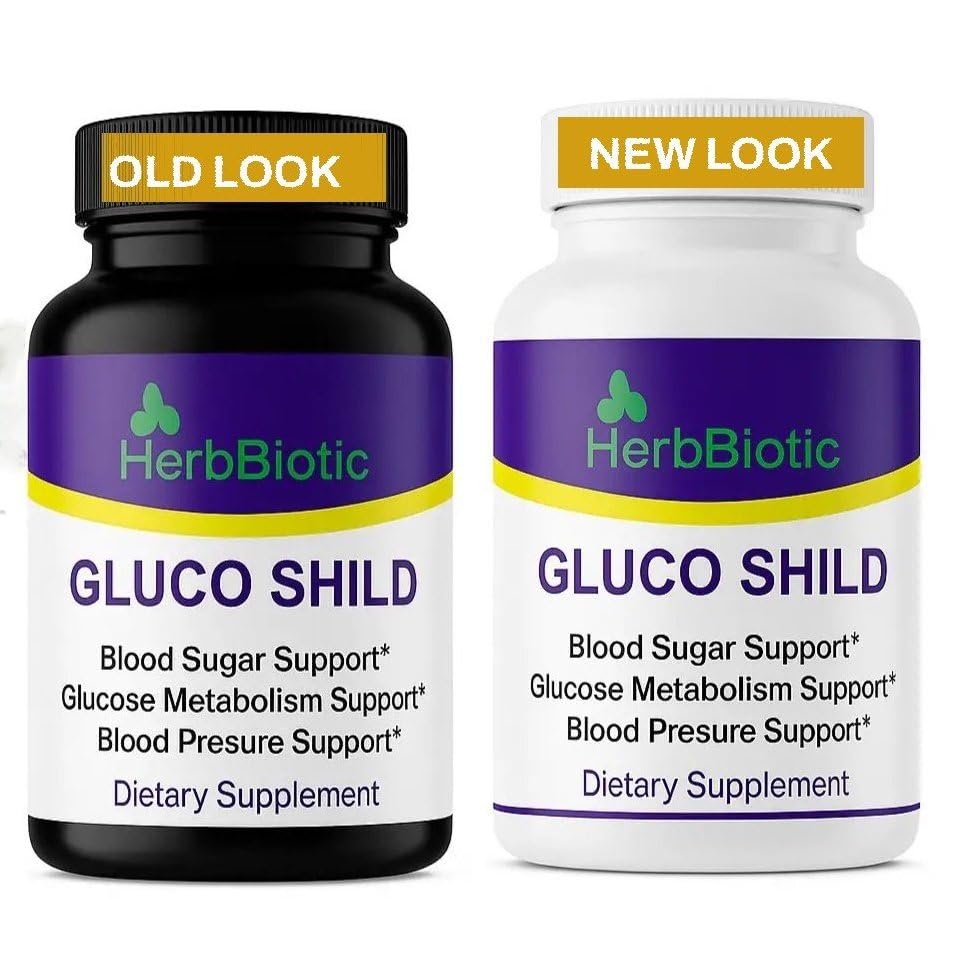 Herbaura Nutra™ Gluco Shild Ayurvedic Blood Sugar Control Formula | Herbal Supplement for Glucose Regulation, Insulin Sensitivity & Heart Health