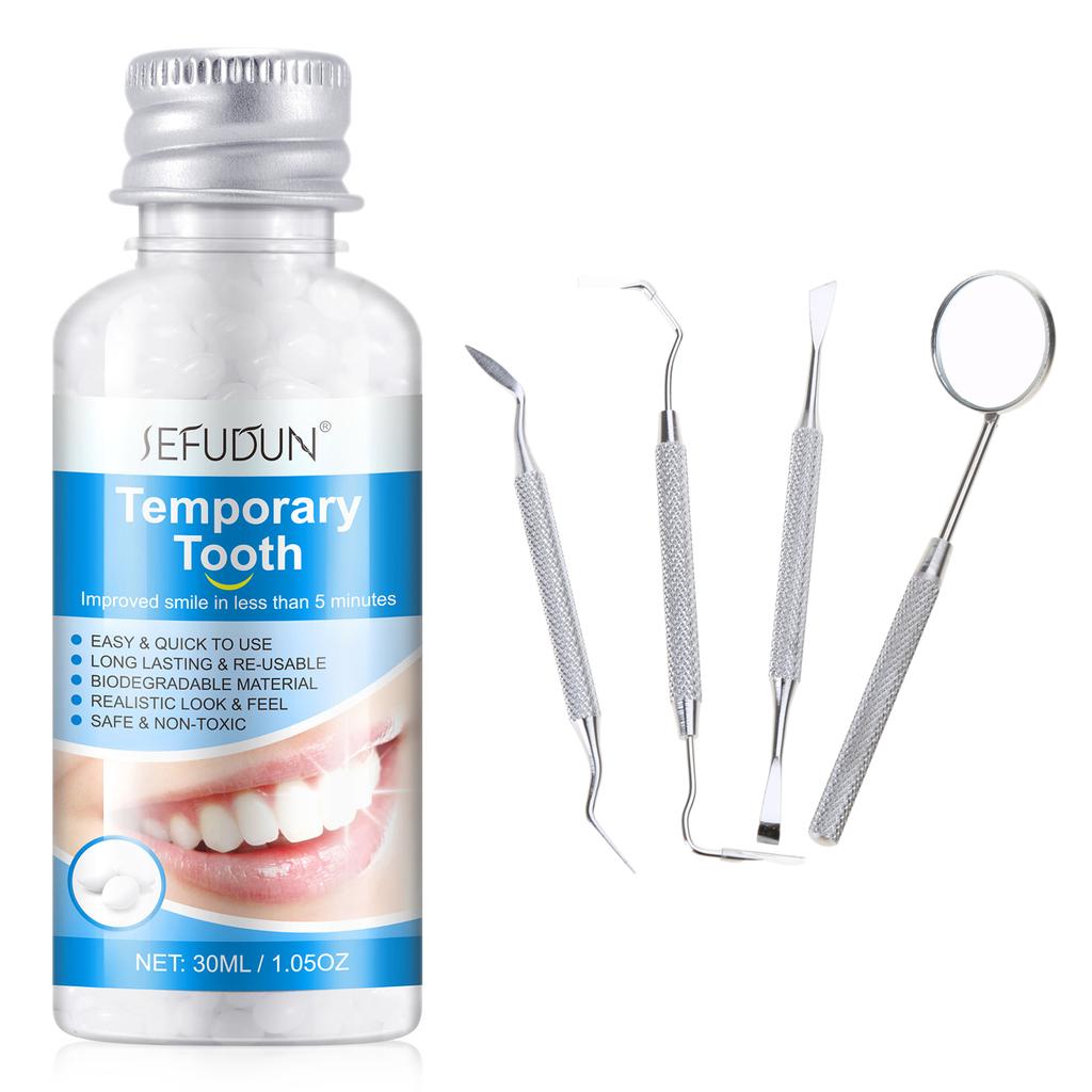 Tooth Repair Temporary Tool for Temporary Restoration of Missing Broken Teeth Replacement