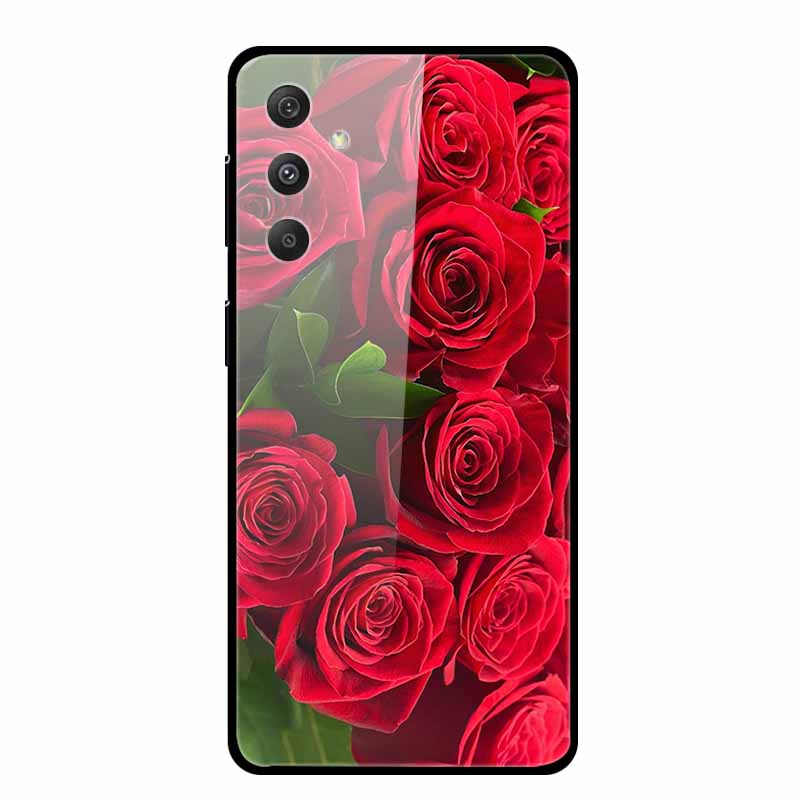 Tempered Glass Case For Samsung Galaxy S24 Plus Case Hard Glass Back Cover Soft Bumper For Samsung S24 Plus Phone Case S24Plus