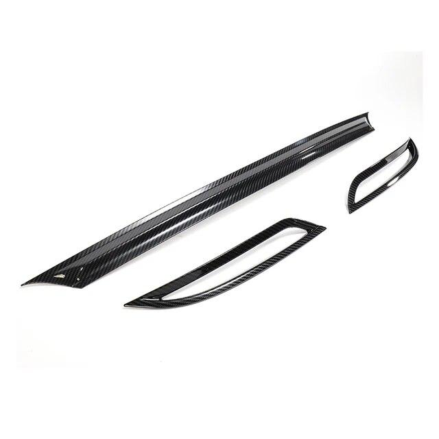 

Накладка на заднюю противотуманную фару автомобиля со светодиодной подсветкой, декоративная полоса для Tesla Model 3, аксессуары для внешней модификации, ABS Model3 2017-2023 M3-EX69LCF