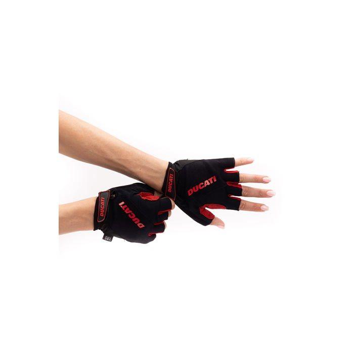 Gants (mitaine) - DUCATI - Noir - Gel Anti Vibration