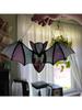 Halloween Decor Acrylic Stained Bat Suncatcher Hanging Ornament Goth Car Accessories Bat Car Hanging Accessories Gift for Women