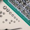 160/295Pcs Stainless Steel Conical Washer Replacement Countersunk Head Tapping Screw Washer Easy to Installation