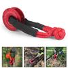 Upgrade High Load Capacity Recovery Ring Set Rope Retention Pulley+Hook Winch Rope With Protective Sleeve for Truck Vehicle