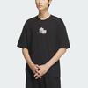 Drop Shoulder Sleeve T Shirt Men's Black JI6838