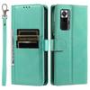 Cover for Xiaomi Redmi Note 10 Pro 4G Retro PU Leather Flip Wallet Phone Case Multi Card Slots
