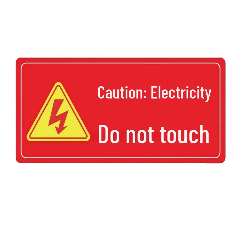 Electrical Hazard Warning Sticker