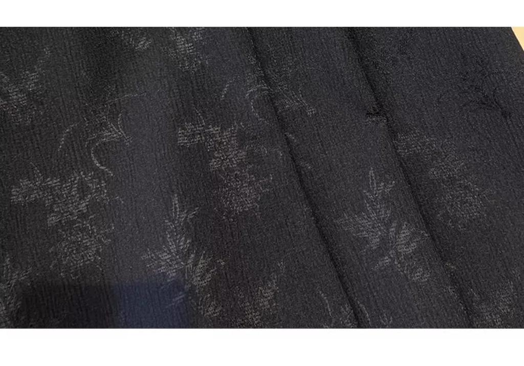 Summer Clearance: Women's Chinese Style High-Waisted Jacquard Midi Skirt - Slimming A-Line Pleated Design