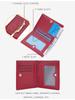 Baellerry Women's Korean Style Short Purse Pu Leather Woven Texture Wallet Snap Button Billfold Multiple Card Slots Notecase Slim Card Holder