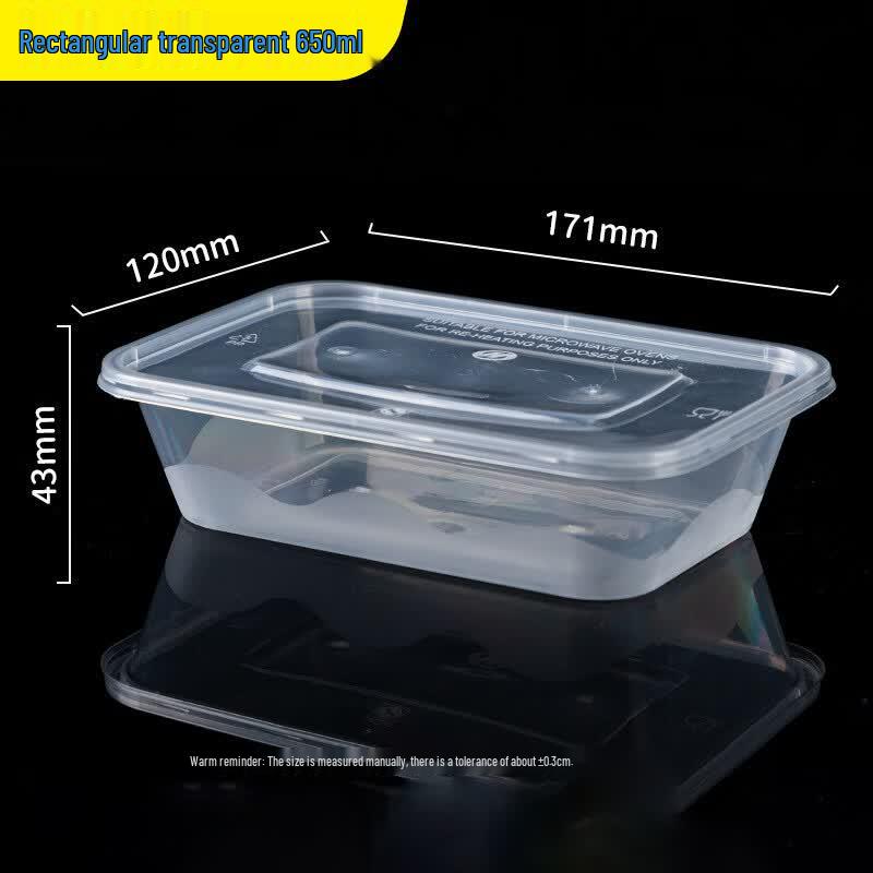 Ronghe Disposable Round Food Containers with Lids