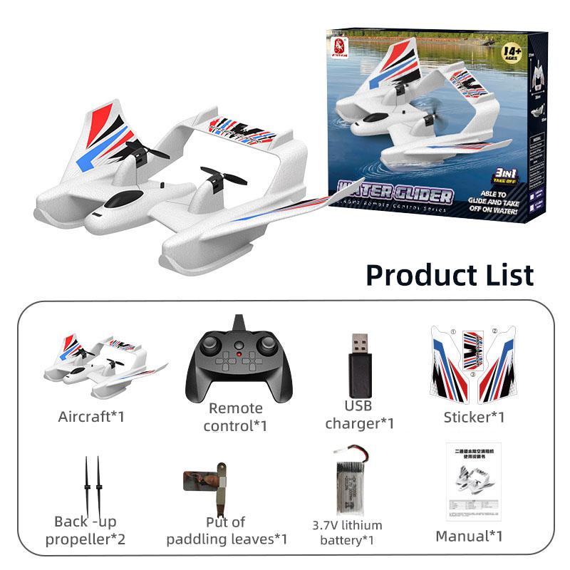 

BM21 Amphibious Waterproof 3in1 RC Plane Boat EPP Foam Water Land Flying Airplane Fixed Wing Aircraft Іграшки Подарунок для хлопчиків білий