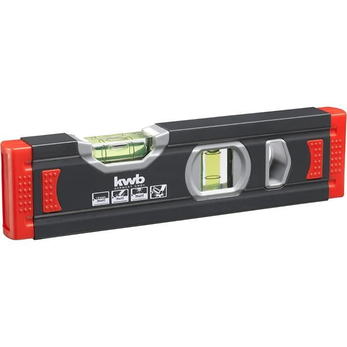 Mini niveau à bulle en aluminium de 1,0 mm, 20 cm