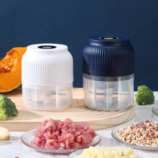 Electric Garlic Mincer 150/300ML Food Chopper USB Mini Fruits Vegetable Chopper Portable Small Food Processor