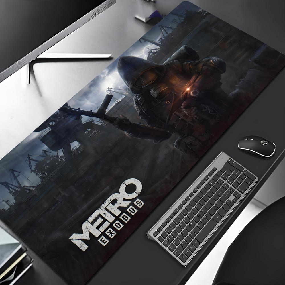 Metro Exodus Druk Podkładka pod mysz Krawędź Duża Gamingowa Blokująca Komputer Gracz Duża Gumowa Sztuka Drukowanie DIY Podkładka pod mysz Laptop Mata na biurko
