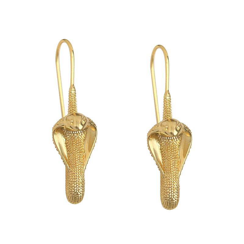 Snake Series~Original Retro Cobra Earrings, Niche Egyptian Style, Personalized, Light Luxury, High-end Earrings