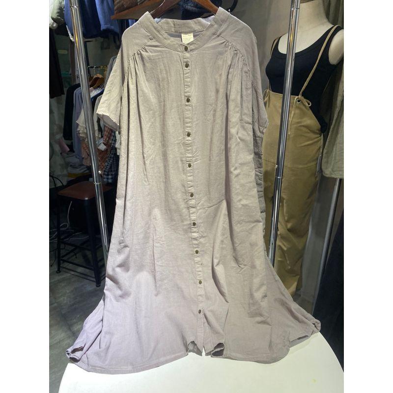 

Кроличьий домик Японский стиль Женская блузка из чистого хлопка Тонкое платье Кардиган для защиты от солнца Платье-бандаж Длинное платье Light brown One size