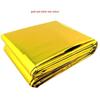 Outdoor Portable Multipurpose First Aid Blanket 210x130 Cm - Double-Sided Silver Survival Blanket with Thermal and Sun Protection