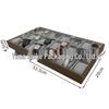 Walnut Wood Grain 30-Slot Watch Display Tray
