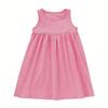 Children's Casual Pullover Sleeveless Round Neck Dress