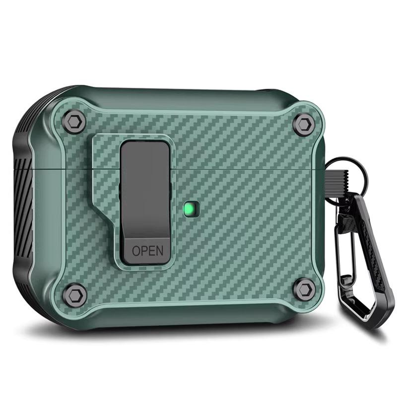 AirPods Pro 3 Flip Cover Case: Auto Buckle Protective Cover for Apple 4th Gen Pro2 Earphones.