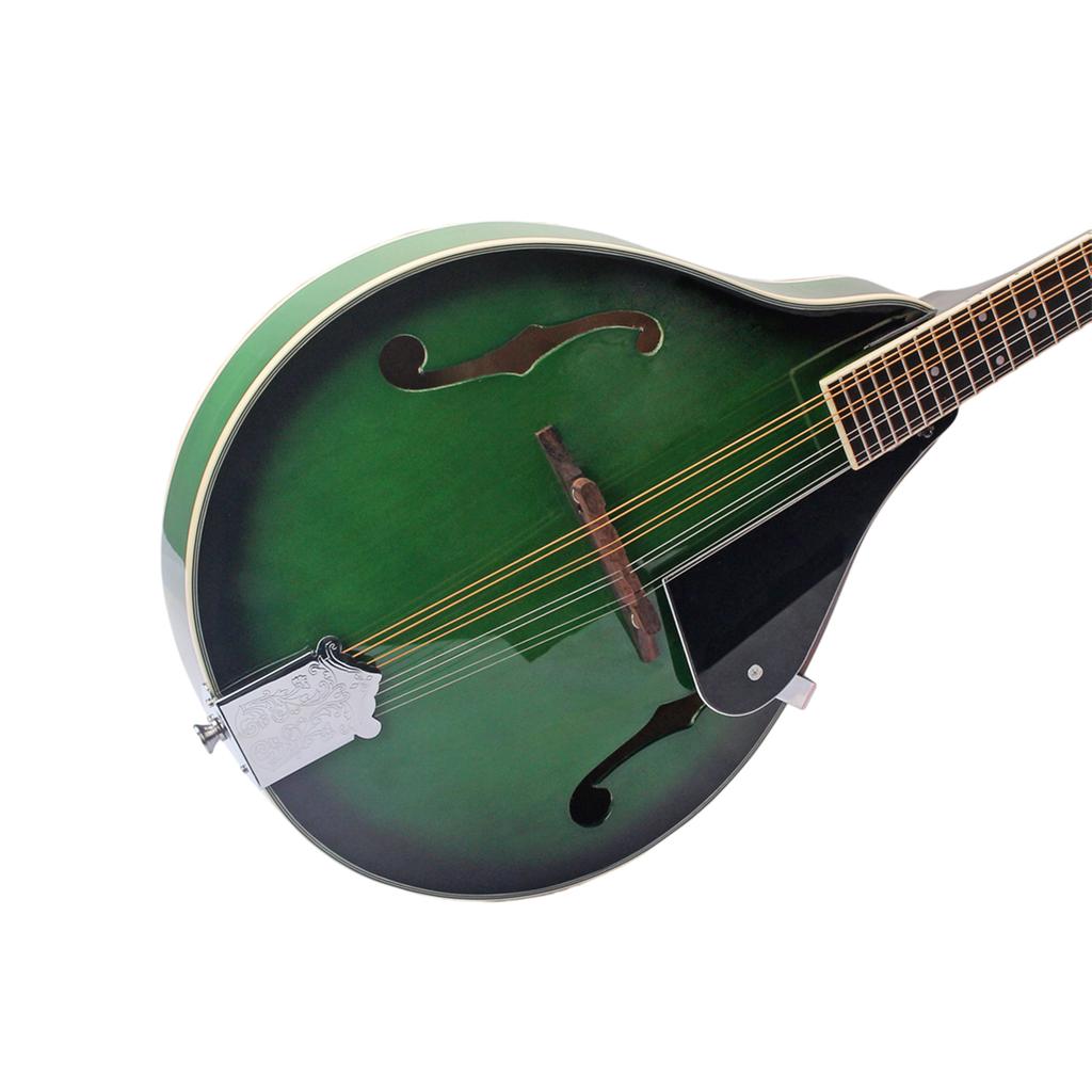 Mandolin A Style 8 String Basswood Body Engineer Wood Fingerboard Adjustable String Instrument for Benginners with