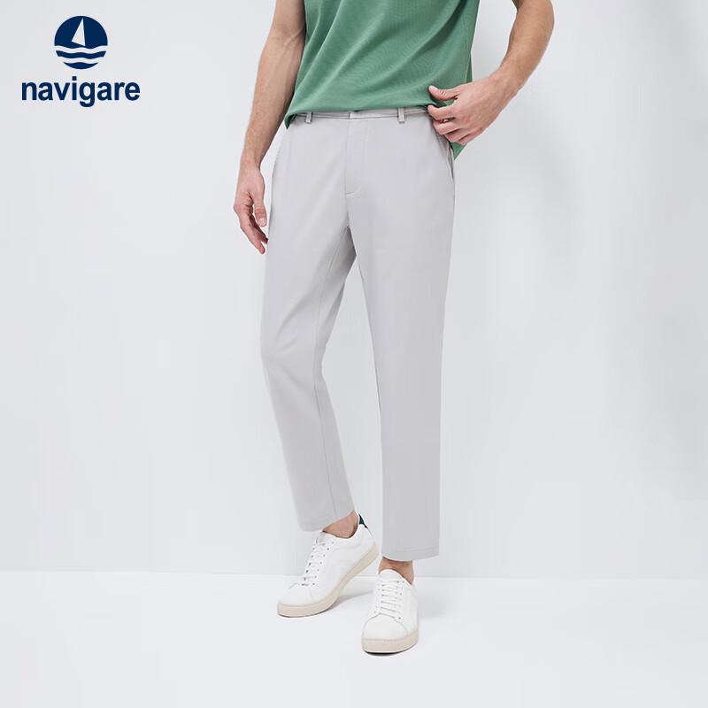 

Navigare Men s Lightweight Slim Fit Cropped Casual Pants 36