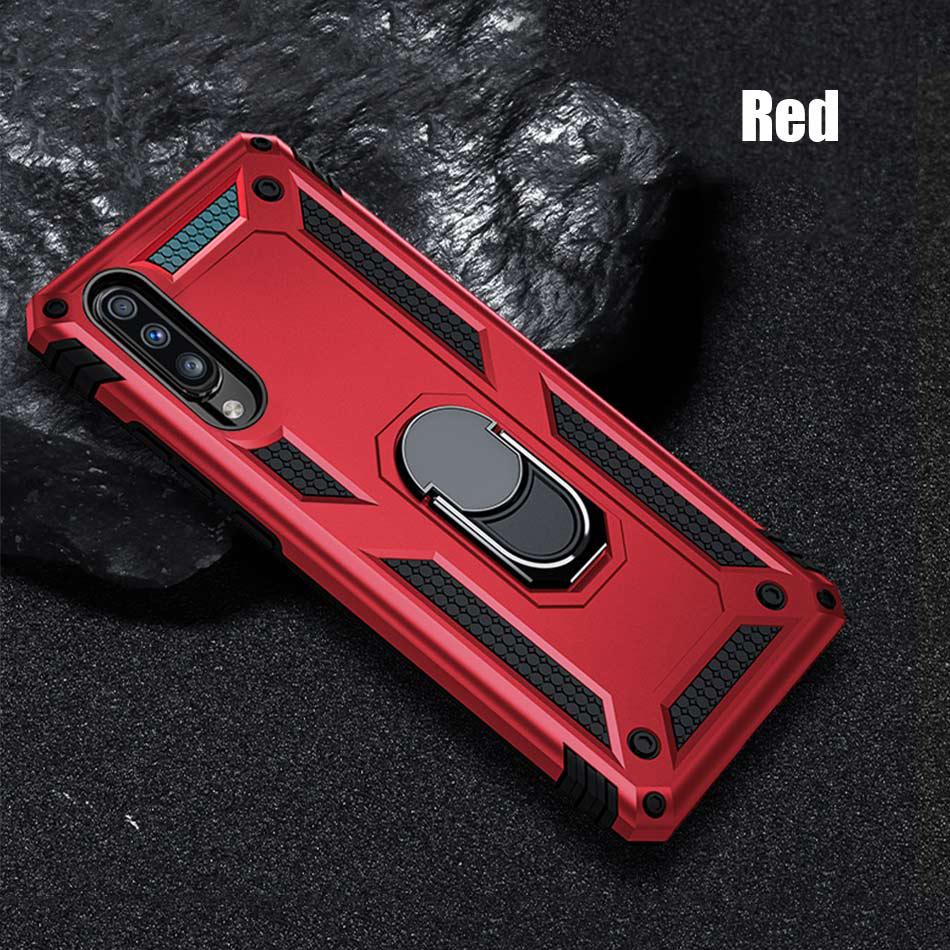 Luxury Armor Soft Silicone Bumper Case For Samsung Galaxy A51 A71 A10 A20 A30 A40 A50 A70 M20 M30 A7 2018 Ring Shockproof Case