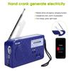 RD638 ABS Solar Energy Emergency Multifunction Hand Crank Radio Support FMCelsiusAM Function