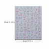 Rabbit Ears Nail Art Decals Waterproof Nail Decals New Easter Rabbit 3D Nail Stickers  Manicure DIY