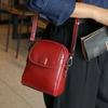Leather women's bag new shoulder small bag trendy women's mobile phone bag soft leather versatile messenger bag
