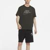 T Shirts Men's Sequoia Green Crew Neck Moderate Straight Fit DR7826-355