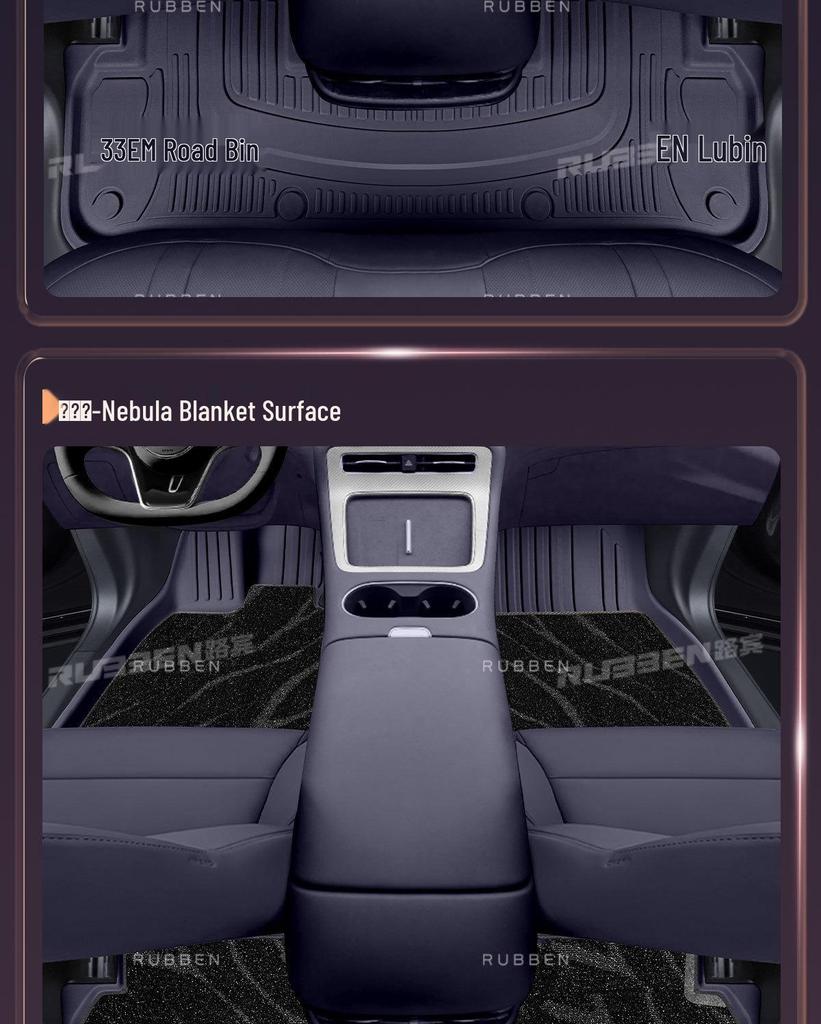 Dedicated Full Coverage TPE Floor Mats for Shangjie H5 2025 MAX Car Modification