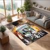 Jude Bellingham Printed Flannel Area Rug Non Slip Soft Polyester Floor Carpet Indoor Decor Mat for Bedroom Living Room Sofa