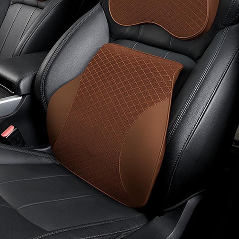 Auto Nackenkissen Kopfstütze Lendenwirbelstütze 3D Memory-Schaum Sitzstütze für Reise Nackenstütze Atmungsaktives Autositz Nackenschutz Kissen