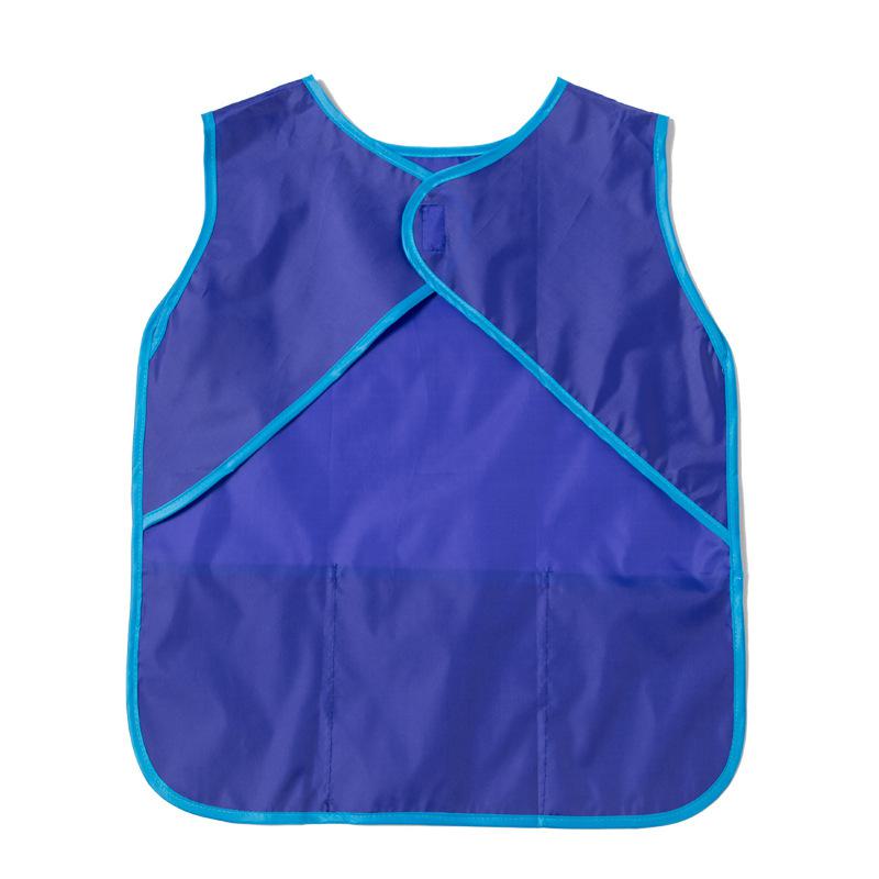 Tablier d'art à manches longues pour enfants avec poche et housse de protection pour aquarelle