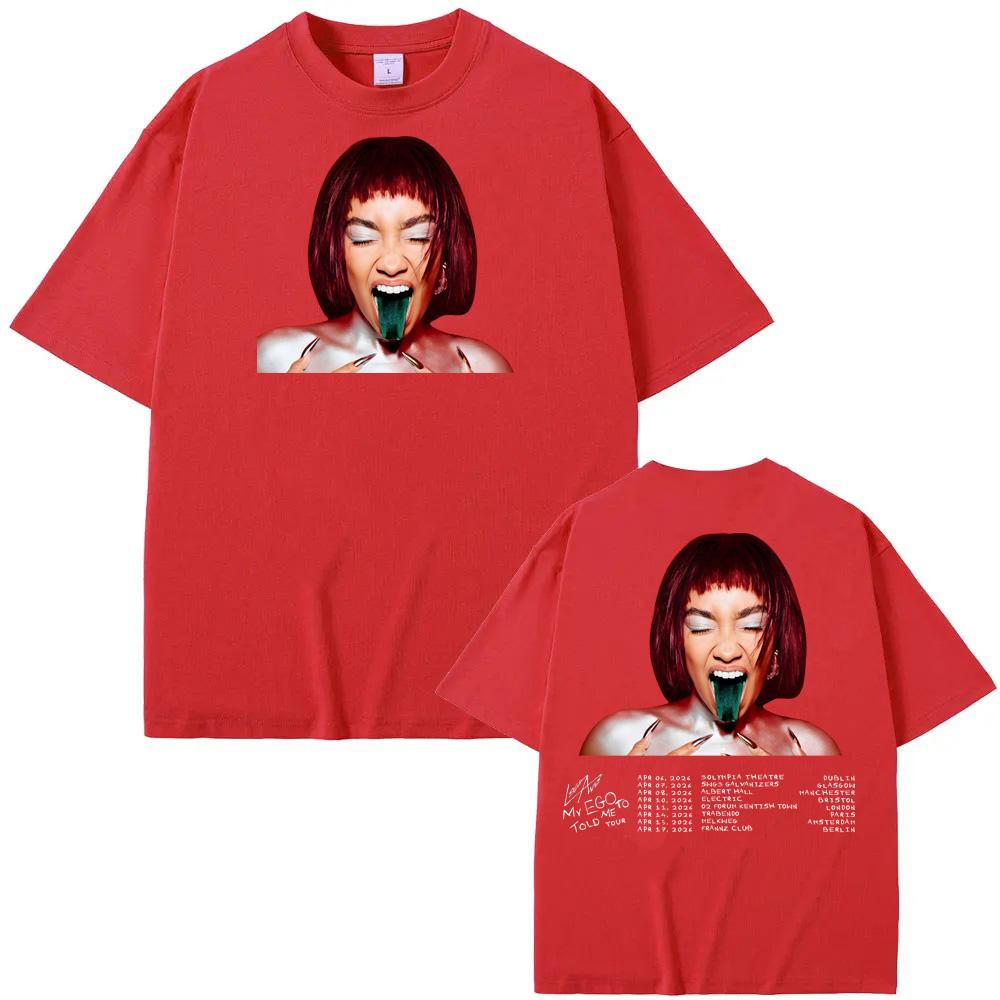 MY EGO TOLD ME TO 2026 TOUR TEE LeighAnne Pinnock Summer Rock Sleeve Oversized 100Cotton Tops Clothes Round Neck Unisex Tops S