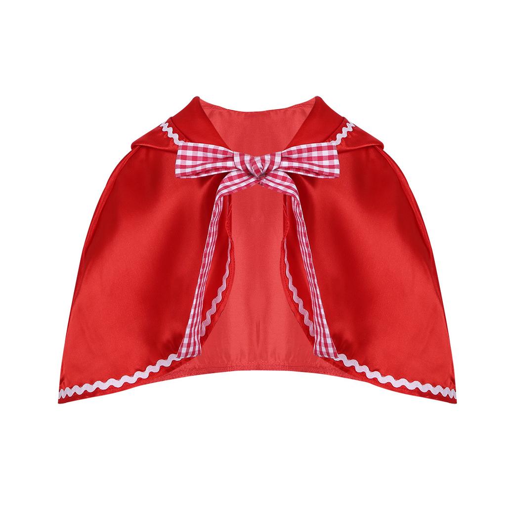 Kids Girls Enchanted Hooded Cape Cloak for Magic Themed Costume Parties Witch Wizard Cosplay