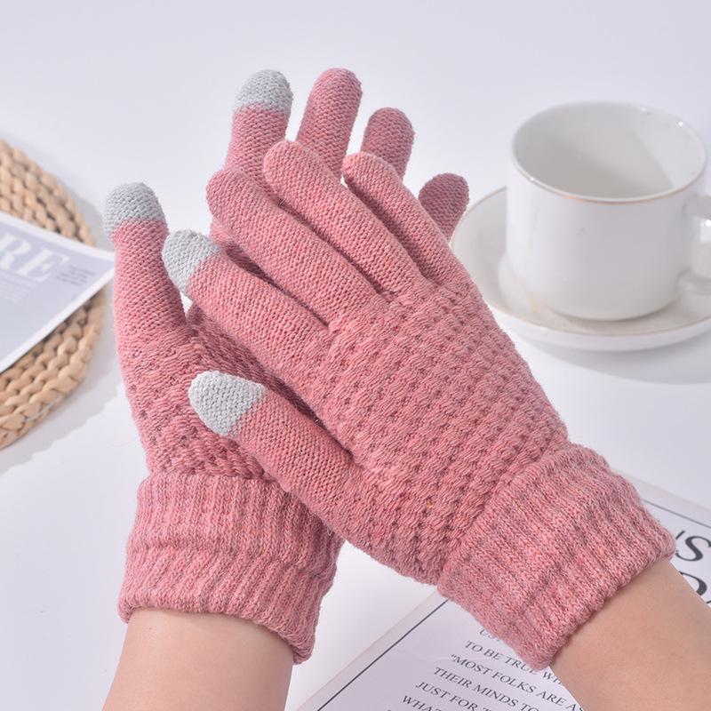 Gloves pineapple gloves cold winter warm gloves student gloves piled thickened riding gloves
