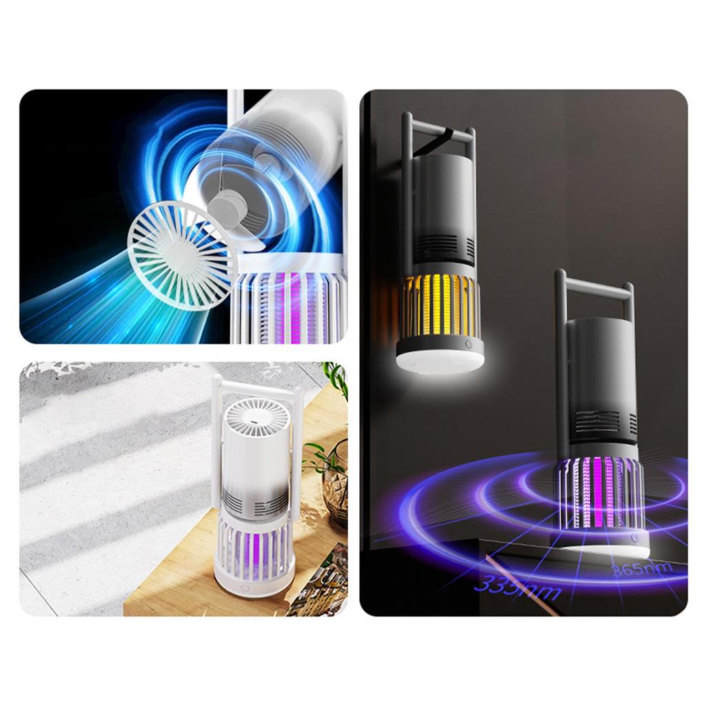 Camping Fan Mosquito Killer Household Night Light Mosquito Repellent Camping Light Outdoor Electric Shock Mosquito Killer
