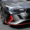 Red Front Fog Light Lamp Decoration Cover Trim For Hyundai Elantra CN7-N Line LHD/RHD