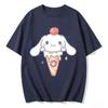 2026 Cinnamoroll Tee Soft Cotton Short Sleeve Crew Neck Cute Print Lightweight Summer Top for Women Daily Casual Wear