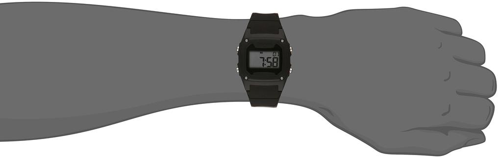 Freestyle Watch SHARK CLASSIC SILICONE Digital 100m Water Resistant Silicone Band Black 10006538 [Freestyle] [Official Import]
