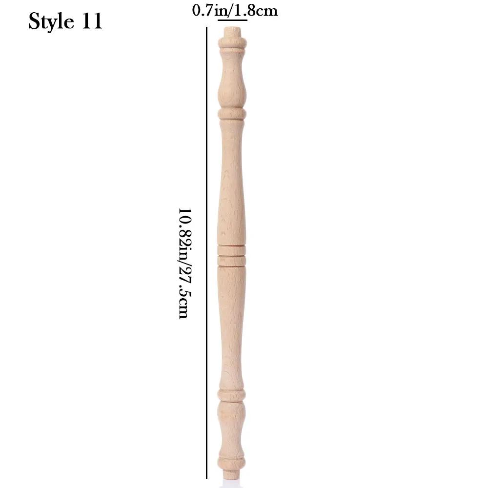 European Multi Styles Solid Wood Carved Furniture Foot Legs Cabinet Seat Feets Vintage Home Decoration Crafts Accessories