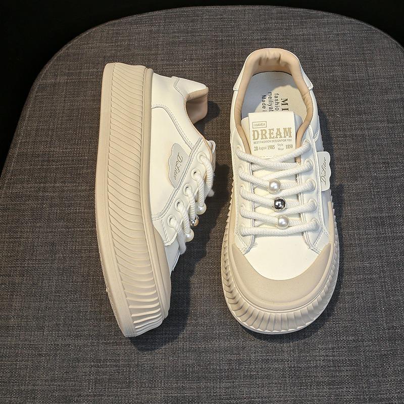 Fashion New Designer Fashion Platform Shoes for Women White Soft Sole Casual Sneakers Female Spring Autumn Sports Board Shoes Ladies