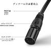 XLR Microphone Cable, Canon Cable, Microphone Extension, Male to Female, XLR Balanced Connection, for Microphone Recording, Compatible with Condenser