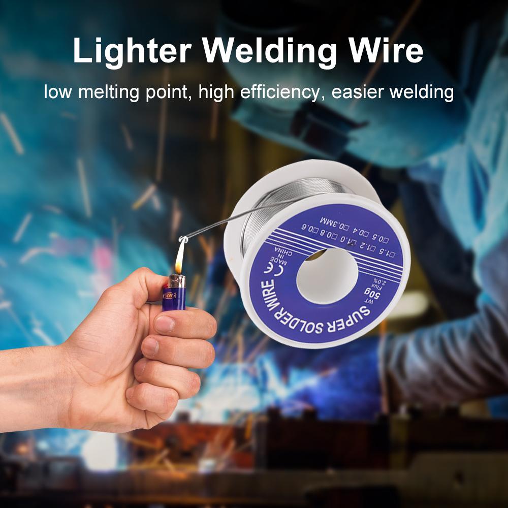 Electronic Solder Wire Rosin Core Tin Multipurpose Welding Flux Iron Wire Reel Household Soldering Supplies