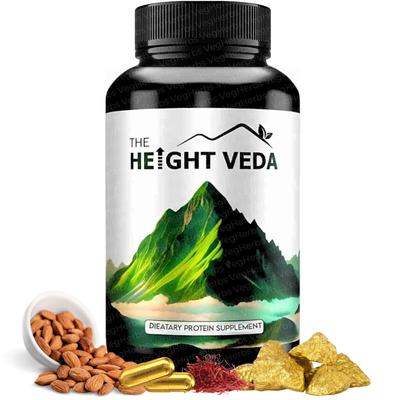 VegHerbs Original Height Veda 30 Capsules | Supreme Formula Aurvedic Powder 30 Capsules (Pack of 2)